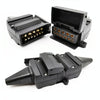 VP1120A 12P RV Trailer Plug Socket Waterproof Connector AU Plug