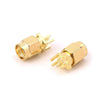 10x SMA Female Connector PCB Mount 1.6mm RF 50 Ohm Gold