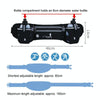 TANLUHU Outdoor Sports Running Waist Pack Cross-Country Marathon Stretchy Cell Phone Bag With Water Bottle(Black)