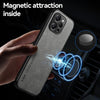 For Xiaomi Redmi Note 13 5G Skin Feel Magnetic Leather Back Phone Case(Light Grey)