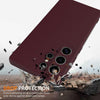 For Samsung Galaxy S25 Ultra 5G Shockproof Silicone Magsafe Phone Case(Plum Color)