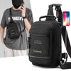 WEPOWER Men Chest Bag Outdoor Shoulder Messengers Bag With USB Charging Port Sports Small Bag(Gray Green)