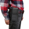 For 6.1 inch Universal Nylon Cloth Mobile Phone Waist Bag with Card Slot(Black)