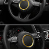 Car Aluminum Steering Wheel Decoration Ring For Audi(Gold)