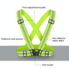 Night Riding Running Flexible Reflective Safety Vest(Magenta)
