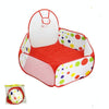 Folding Portable Baby Polka Dot Hexagon Indoor Ball Pool Game Fence 0.9 m in Diameter