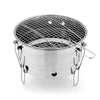 Small BBQ Outdoor Stainless Steel Portable BBQ Grilled Net Camping Picnic Charcoal Folding Oven