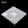 Aquarium Filter Bottom Board Mats, 8 Pcs, White, 14.5cm