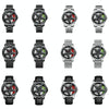 BINBOND D002 Car Hub Dial Multifunctional Waterproof and Wear-resistant Men's Watch(White Net-White-Green)