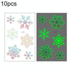 10 PCS Waterproof Luminous Tattoo Stickers Gradient Temporary Tattoo Stickers(Ei-130)