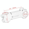 TOSEEK Road Mountain Bike Ultra-light Handlebar Stem Riser Faucet, Size: 6 Degree, 100mm (Matte)