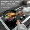 Kitchen Beauty Stitching Stickers Waterproof Mildew Proof Moisture Proof High Temperature Sticker(Simple Without Pattern)