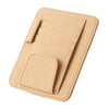 Multi-functional Auto Car Sun Visor Sunglass Holder Card Bill Ticket Storage Holder Pouch Bag(Khaki)