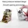 Collapsible Hinge Furniture Table Splicing Hardware With 10 Screws, Model: 90 Degree Copper