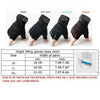 Gym Gloves Heavyweight Sports Exercise Weight Lifting Gloves Body Building Training Sport Fitness Gloves, Size:XL(Black)