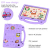 For Samsung Galaxy Tab A9+ X216B Handle Kickstand Children EVA Shockproof Tablet Case(Light Purple)