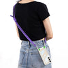 For Samsung Galaxy S24 FE 5G GKK Space Series Full Coverage Phone Case with Crossbody Rope(Purple)