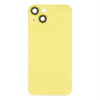 iPhone 14 Yellow Glass Back Cover with Wireless Charging