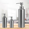 Stainless Steel Soap Dispenser Cylindrical Straight Emulsion Bottle, Specification:350ml