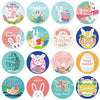 Easter Bunny Egg Cartoon Decoration Sticker, Size: 2.5cm / 1 Inch(HA033)