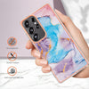 For Samsung Galaxy S25 Ultra 5G Electroplating IMD TPU Phone Case(Blue Marble)