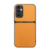 For Samsung Galaxy A15 4G / 5G Litchi Leather Magnetic Full Coverage Shockproof Phone Case(Yellow)
