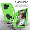 For Samsung Galaxy Tab A8 10.5 2021 X200 / X205 Thumb Bracket EVA Shockproof Tablet Case(Green)