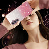 For Samsung Galaxy S23 FE 5G Gradient Glitter Flower All-inclusive Phone Case(Pink)