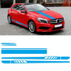 5 in 1 Car Styling Stripe Hood PVC Sticker Auto Decorative Sticker (Blue)