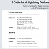 Baseus CD Series PD20W USB-C / Type-C to 8 Pin Fast Charging Data Cable, Length:1m(White)