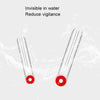 100 PCS SXP01 Dual CoreSilicone Floating Seat Fishing Accessories, Size: Large(Transparent)