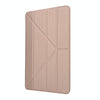 For iPad 10.2 2021 / 2020 / 2019 TPU Horizontal Deformation Flip Leather Case with Holder(Gold)