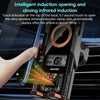 WEKOME WP-U208 15W Mechanical Transparent Wireless Charging Car Holder(Grey)