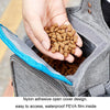 Dog Treat Training Pouch Bag with Poop Bag Dispenser (Dark Grey/Blue)