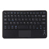 Mini Bluetooth Wireless Keyboard with Touch Panel, Compatible with All Android & Windows 7 inch Tablets with Bluetooth Functions(Black)