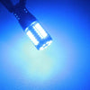 2 PCS T10 5W 285LM Blue Light 57 SMD 4014 LED Error-Free Canbus Car Clearance Lights Lamp, DC 12V