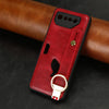 For Asus ROG Phone 7 / ROG7 Wristband Leather Back Phone Case(Red)
