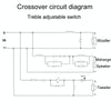 3505B High Medium And Low 3-Way Audio Crossover Stage Speaker Divider