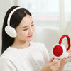 Autumn and Winter Ladies Wild Rabbit Fur Warm Earmuffs, Size:One Size(Gray)