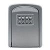 Wall Mounted Key Safe Box - 4 Digit Combination (Silver)