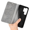 or Samsung Galaxy S25 Ultra 5G Retro-skin Magnetic Suction Leather Phone Case(Grey)