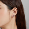 S925 Sterling Silver Smart Snake Ear Studs Women Earrings
