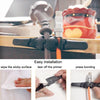 10 PCS Data Cable Storage Winding Wire Organizer(5 Holes Black)