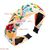 Ethnic Style Cloth Embroidery Flower Headband(Black Color)