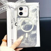 For iPhone 12 Tinfoil Texture MagSafe PC Phone Case(Silver)
