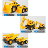 3 PSC / Set Children Simulation Drop-resistant Excavation Engineering Vehicle Toy Set, Random Style Delivery, Size:M