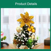 20cm Mini Christmas Decoration Tree Christmas Day Shopping Mall Decorative Props(Silver)