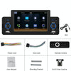A3107 5 inches Car MP5 Wired CarPlay Universal Bluetooth Player With Microphone, Style: Standard+12 Lights Camera