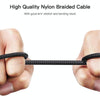 YESIDO CA106 1.2m 2.4A USB to 8 Pin OD0.6 Charging Data Cable(Black)