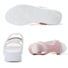 Women Breathable Platform Sandals Flying Woven Wedge Beach Sandals, Size: 35(light grey)